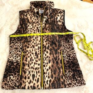 NWOT MARC NEW YORK Cheetha Print Vest